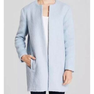 BB DAKOTA FAUX FUR BLUE COAT